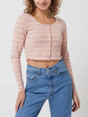 Bluzka krótka ze wzorem w paski model ‘Ana’ Only