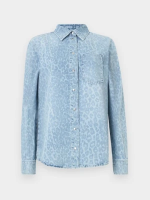 Bluzka lala Berlin jasnoniebieski denim