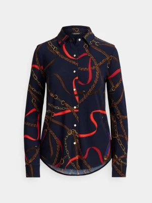 Bluzka Lauren Ralph Lauren granatowy