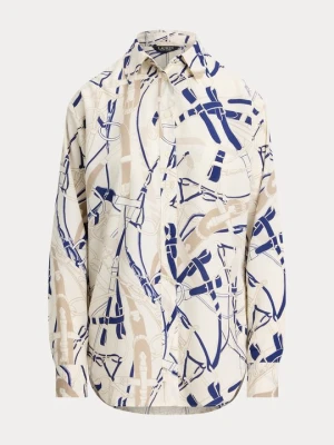 Bluzka Lauren Ralph Lauren mleczny