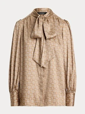 Bluzka Lauren Ralph Lauren taupe