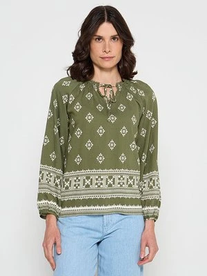 Bluzka Le Jardin du Lin khaki