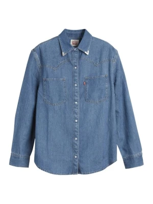 Bluzka Levi's niebieski denim