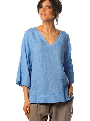 Zdjęcie produktu Bluzka Linen Collection jasnoniebieski
