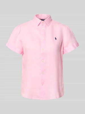 Bluzka lniana o kroju regular fit z czystego lnu Polo Ralph Lauren