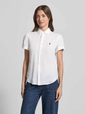 Bluzka lniana o kroju regular fit z czystego lnu Polo Ralph Lauren