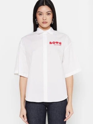 Bluzka LOVE MOSCHINO biały