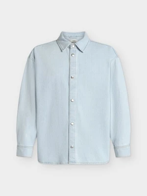 Bluzka Mads Nørgaard jasnoniebieski denim