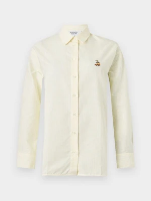 Bluzka Maison Kitsuné jasnożółty