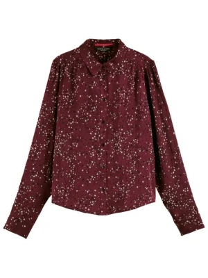 Bluzka Maison Scotch bordowy