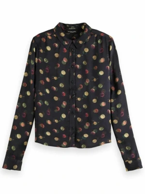 Bluzka Maison Scotch czarny melanż