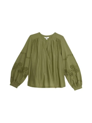 Bluzka Marks & Spencer ciemnozielony
