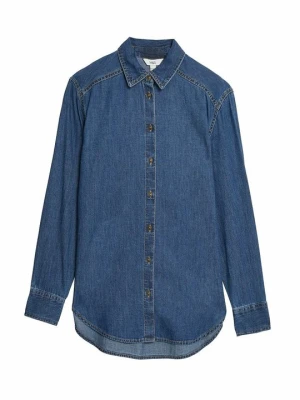 Bluzka Marks & Spencer granatowy