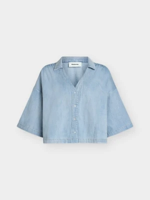 Bluzka Modström niebieski denim