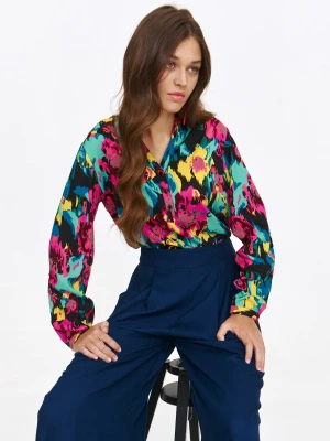 Bluzka multikolor w kwiaty Top Secret