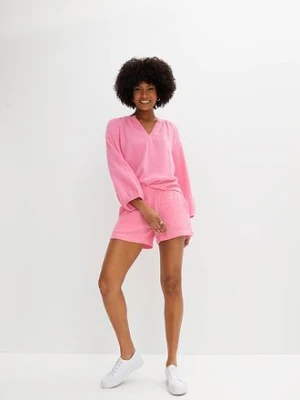 Bluzka muślinowa oversize bonprix