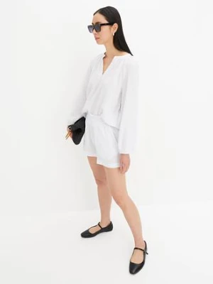 Bluzka muślinowa oversize bonprix