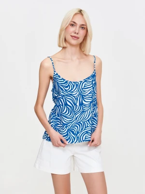 Bluzka na ramiączkach ze zwierzęcym printem Top Secret