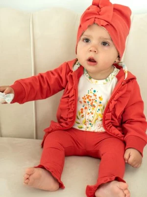 Bluzka niemowlęca z bawełny organicznej ecru NINI