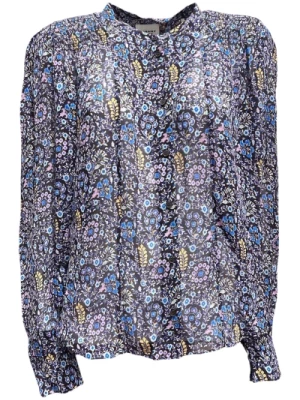 Bluzka Noeline z Kwiatowym Wzorem i Guzikami Isabel Marant Étoile