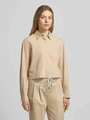 Bluzka o kroju boxy fit z kieszeniami na piersi Marc Cain