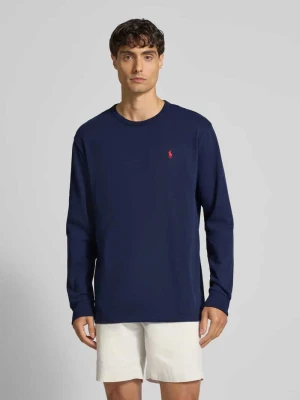 Bluzka o kroju classic fit z długim rękawem i wyhaftowanym logo Polo Ralph Lauren