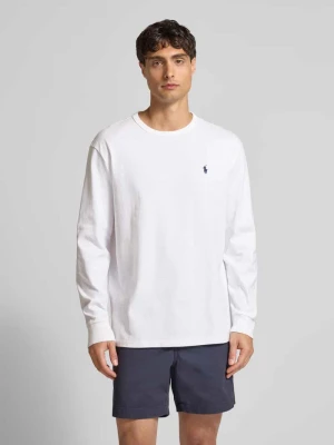 Bluzka o kroju classic fit z długim rękawem i wyhaftowanym logo Polo Ralph Lauren