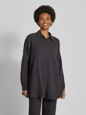 Bluzka o kroju oversized z czystej bawełny z kapturem model ‘THYRA’ Only