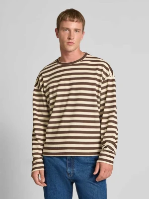 Bluzka o kroju oversized z długim rękawem, okrągłym dekoltem i dzianinowym wzorem model ‘Lewis’ Redefined Rebel