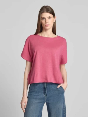 Bluzka o kroju oversized z dzianiny z mieszanki bawełny i lnu Marc O'Polo
