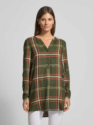 Zdjęcie produktu Bluzka o kroju oversized z krótką listwą guzikową Christian Berg Woman