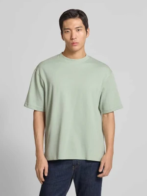 Bluzka o kroju oversized z mieszanki bawełny model ‘LOOSEOSCAR’ Selected Homme