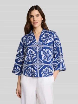 Bluzka o kroju oversized z mieszanki lnu i wiskozy Tom Tailor