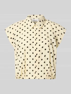 Bluzka o kroju regular fit we wzór na całej powierzchni model 'Nada' My Essential Wardrobe