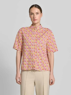 Bluzka o kroju regular fit we wzorze na całej powierzchni Model 'BEA' 0039 italy