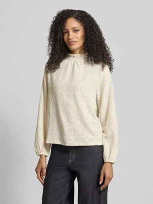 Bluzka o kroju regular fit z ażurowym wyglądem Zero