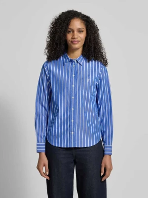 Bluzka o kroju regular fit z Brustasza i Wyhaftowane logo Gant