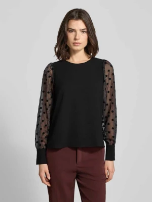 Bluzka o kroju regular fit z bufiastymi rękawami model ‘MALVA’ Vero Moda