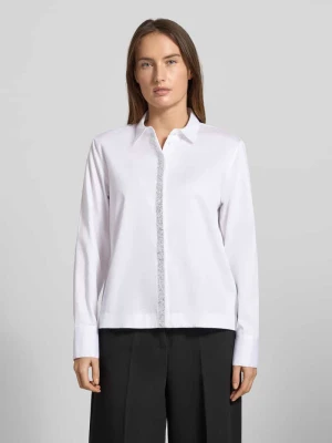 Bluzka o kroju regular fit z cekinowym obszyciem Eterna