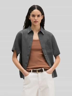 Bluzka o kroju regular fit z czystego lnu z kontrafałdą Marc O'Polo