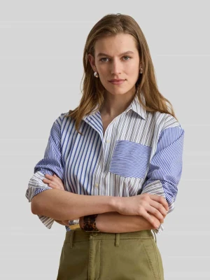 bluzka o kroju regular fit z czystej bawełny Lauren Ralph Lauren