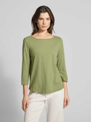 Bluzka o kroju regular fit z czystej bawełny z rękawem o dł. 3/4 s.Oliver RED LABEL