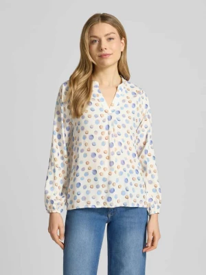 Bluzka o kroju regular fit z czystej wiskozy model 'Josy' ZABAIONE