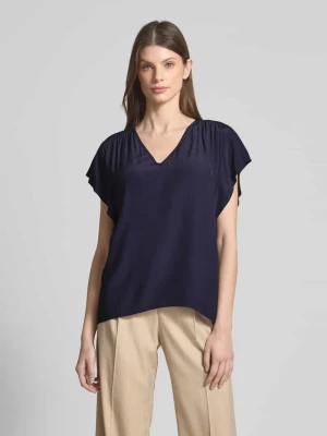 Bluzka o kroju regular fit z czystej wiskozy s.Oliver BLACK LABEL