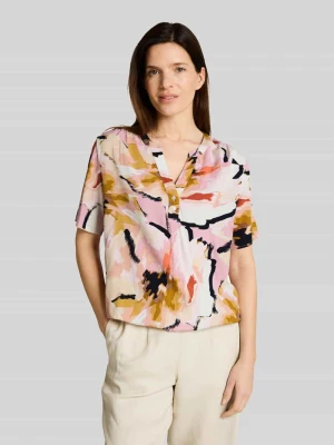 Bluzka o kroju regular fit z czystej wiskozy Tom Tailor