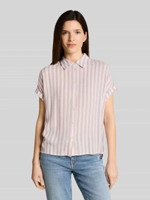 Bluzka o kroju regular fit z czystej wiskozy Tom Tailor