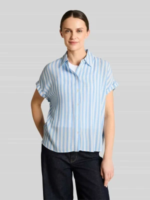 Bluzka o kroju regular fit z czystej wiskozy Tom Tailor