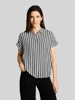 Bluzka o kroju regular fit z czystej wiskozy Tom Tailor