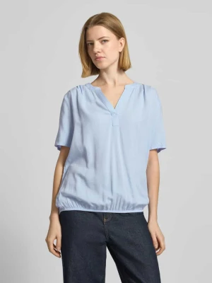 Bluzka o kroju regular fit z czystej wiskozy Tom Tailor