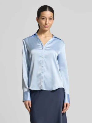 bluzka o kroju regular fit z dekoltem w serek Calvin Klein Womenswear